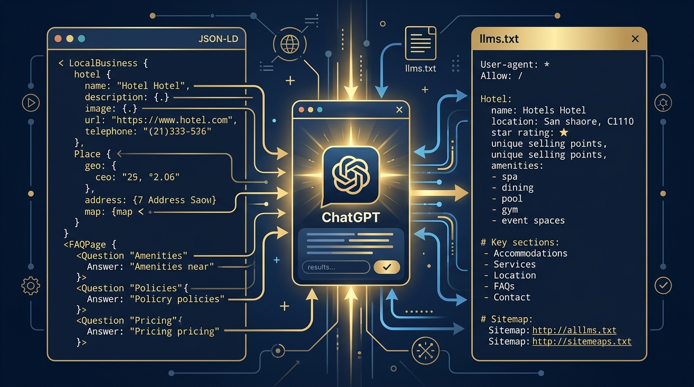 Schema Markup and llms.txt for ChatGPT